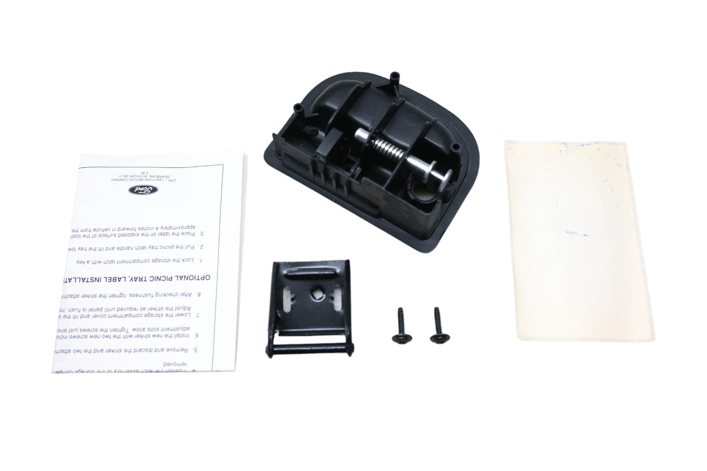 New OEM Ford F3DZ-74115A98-A Storage Door Latch & Striker Kit NOS