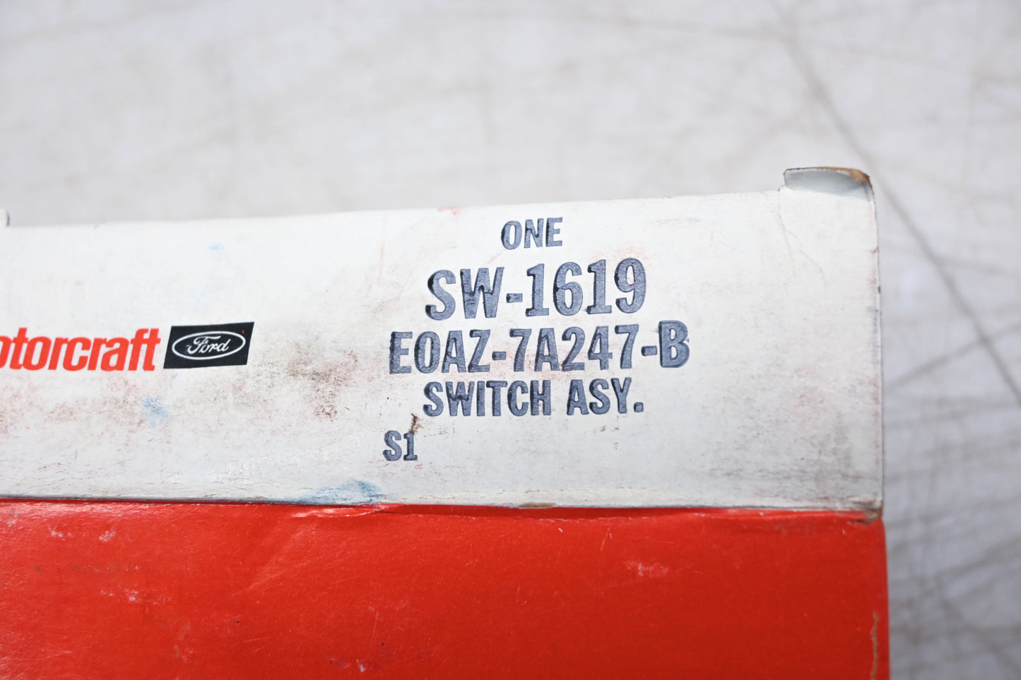 New OEM Motorcraft SW-1619, EOAZ-7A247-B Neutral Safety Switch Assembly NOS