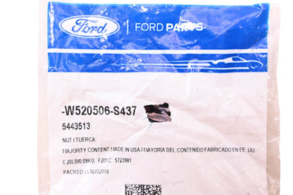 New OEM Ford W520506-S437, 5443513 Hex Nut NOS