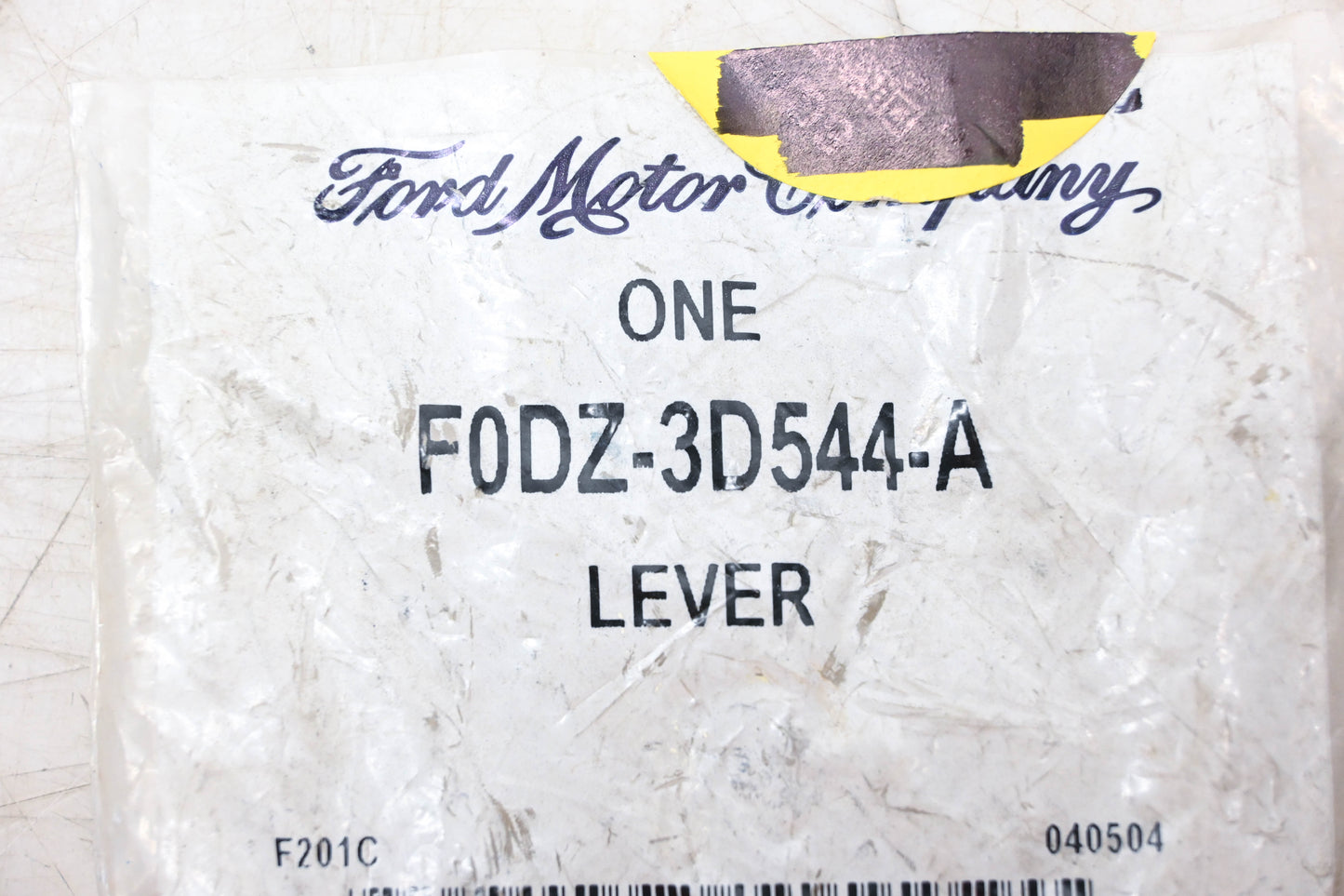 New OEM Ford FODZ-3D544-A, F0DZ-3D544-A Steering Column Release Lever NOS