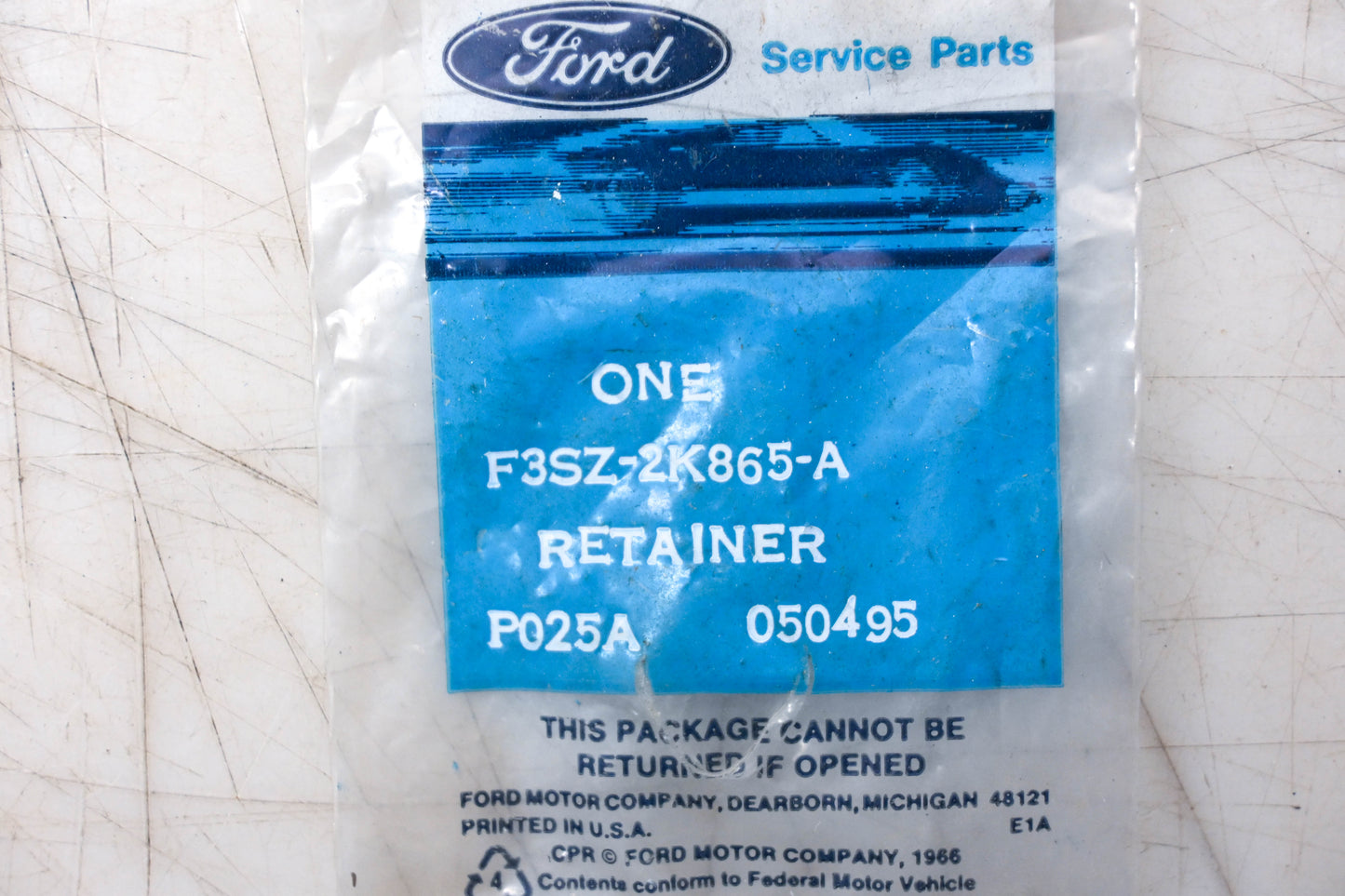 New OEM Ford F3SZ-2K865-A Locking Pin Clip NOS