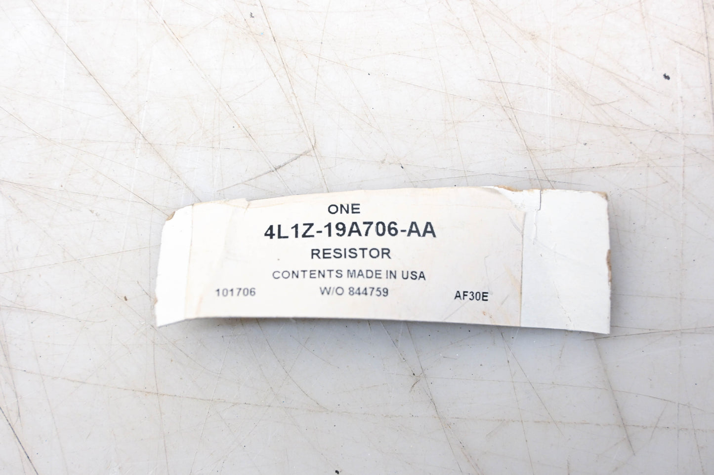 New OEM Ford 4L1Z-19A706-AA HVAC Fan Motor Resistor Assembly NOS