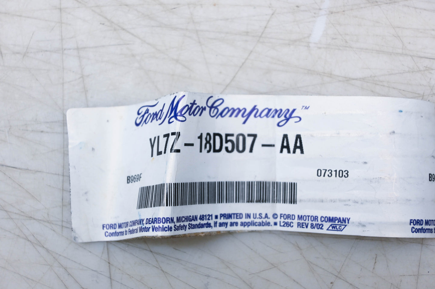 New OEM Ford YL7Z-18D507-AA Duct NOS