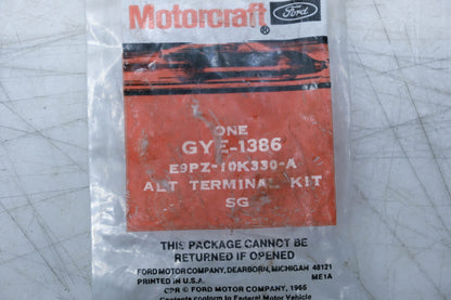 New OEM Motorcraft GYE-1386, E9PZ-10K330-A Alternator Terminal Kit NOS