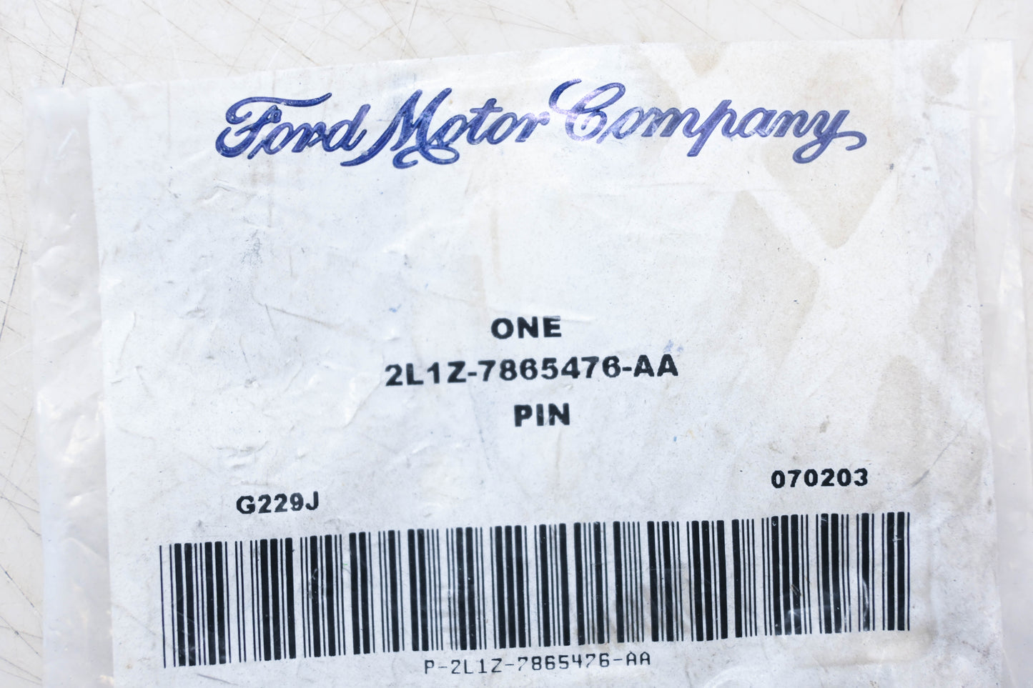 New OEM Ford 2L1Z-7865476-AA Hinge Pin NOS