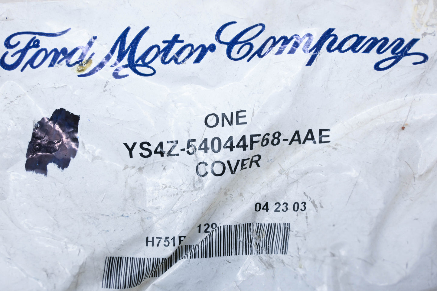 New OEM Ford YS4Z-54044F68-AAE Cover NOS