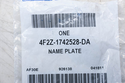 New OEM Ford 4F2Z-1742528-DA SEL Emblem Nameplate NOS