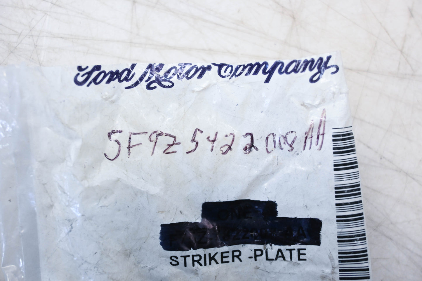 New OEM Ford 5F9Z-5422008-AA Striker Plate Assembly NOS