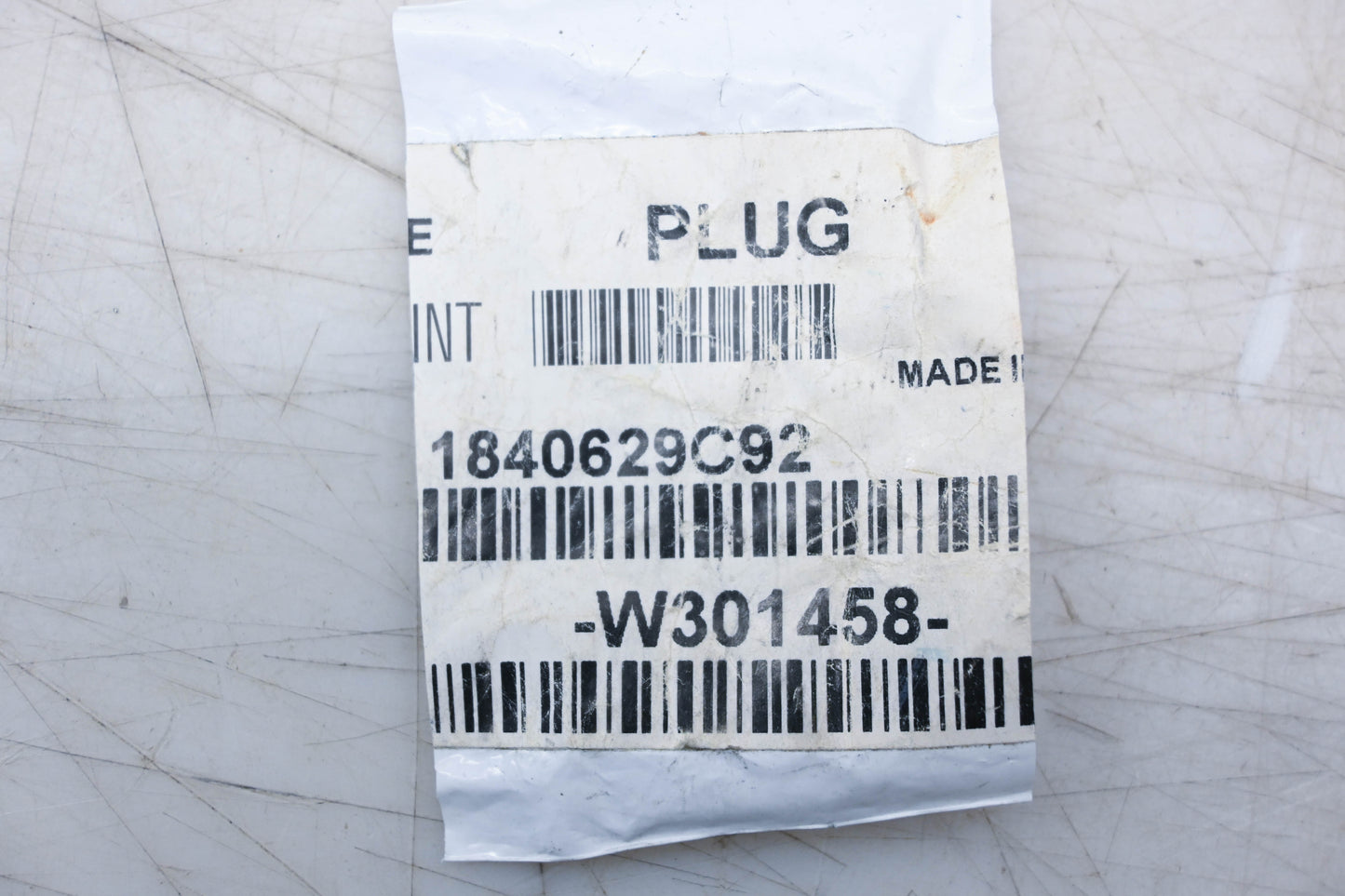 New OEM Ford W301458, 1840629C92 Plug NOS