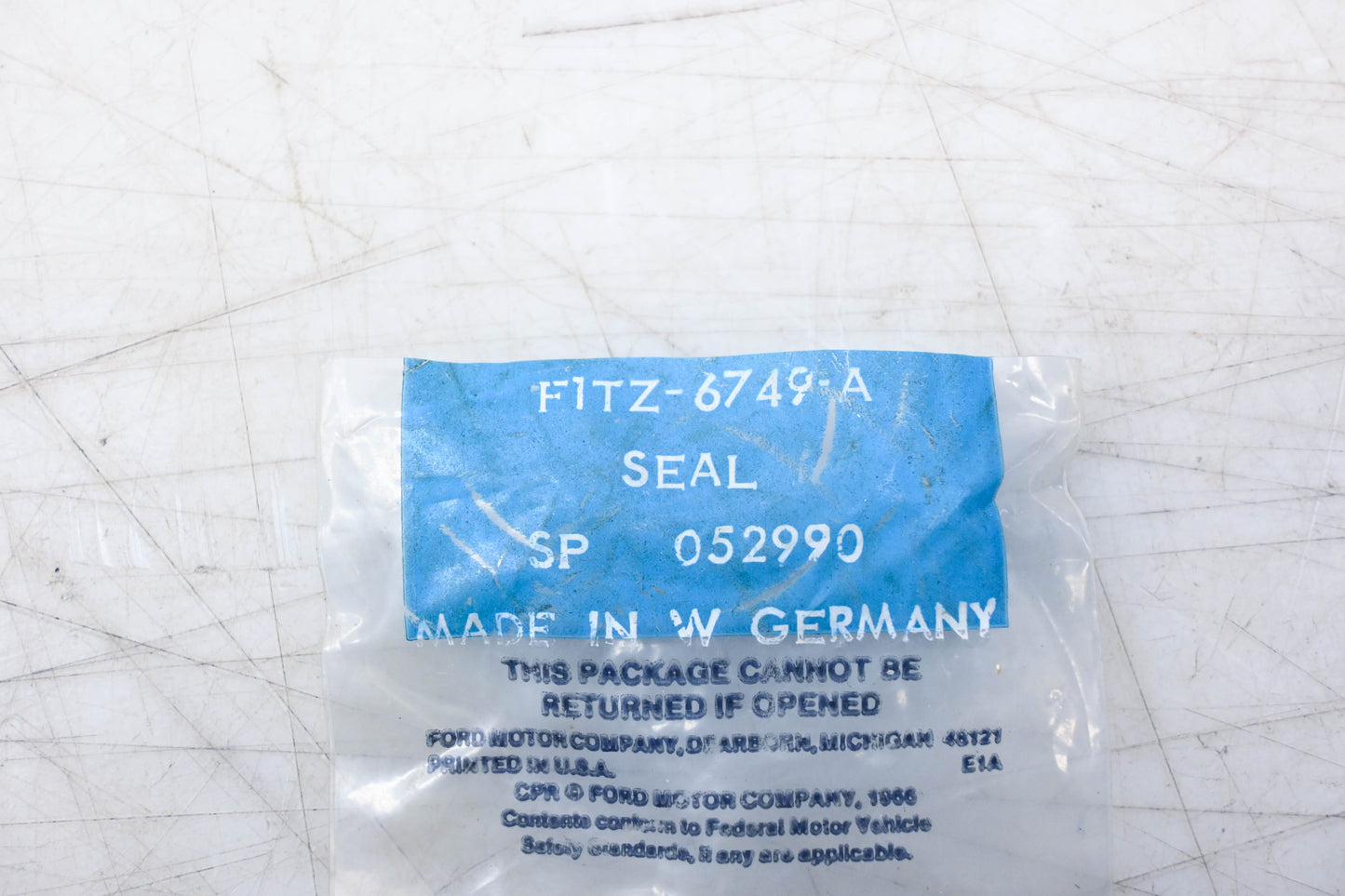 New OEM Ford F1TZ-6749-A Green O-Ring Gasket NOS