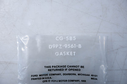 New OEM Motorcraft CG-585, D9PZ-9561-B Carburetor Gasket NOS