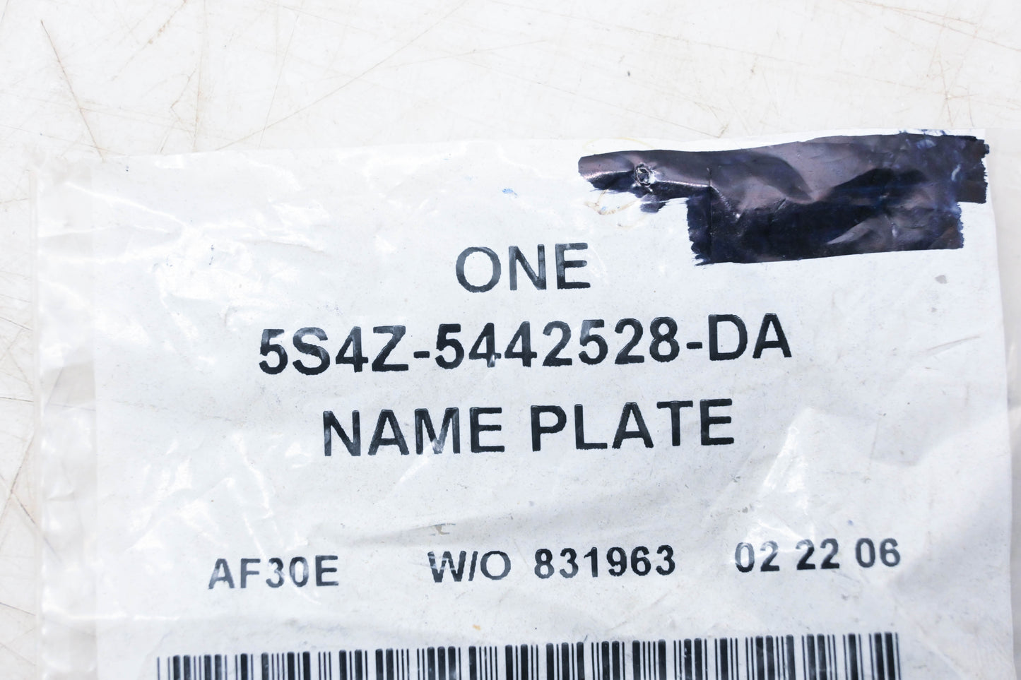 New OEM Ford 5S4Z-5442528-DA ST Emblem Nameplate NOS