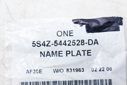 New OEM Ford 5S4Z-5442528-DA ST Emblem Nameplate NOS