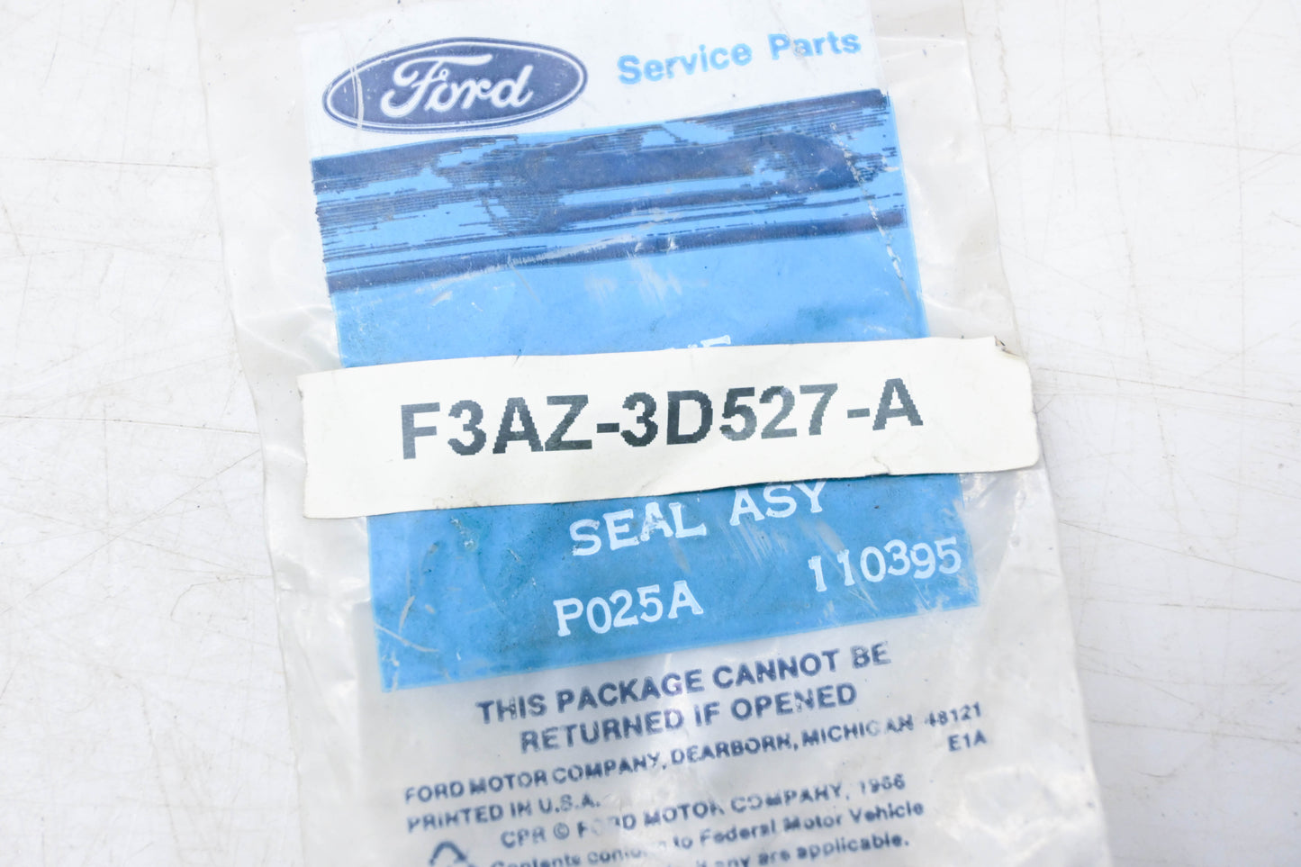 New OEM Ford F3AZ-3D527-A Steering Gear Outer Seal NOS