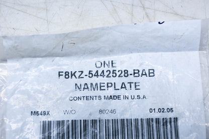 New OEM Ford F8KZ-5442528-BAB Tracer LS Nameplate NOS