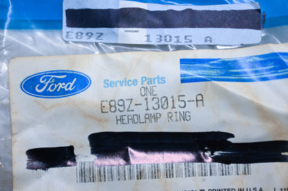 New OEM Ford E89Z-13015-A Headlight Trim Bezel Ring NOS