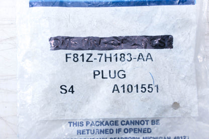New OEM Ford F81Z-7H183-AA Automatic Transmission Plug NOS
