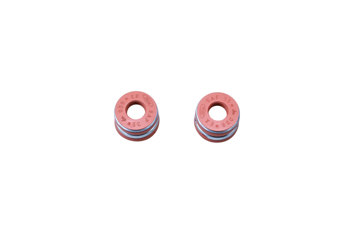 New OEM Ford FOTZ-6571-A Orange Valve Seals Qty 2 NOS