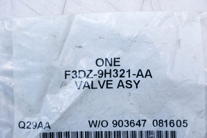 New OEM Ford F3DZ-9H321-AA Valve Assembly NOS