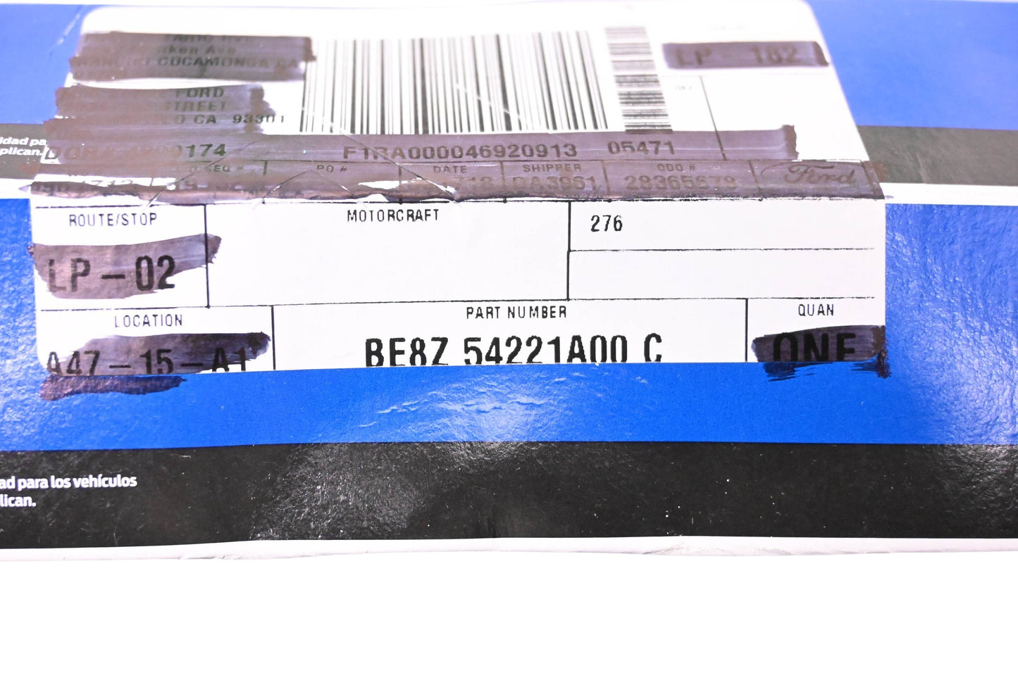 New OEM Ford BE8Z-54221A00-C, 5107478 Rear Door Interior Lock Cable Assembly NOS