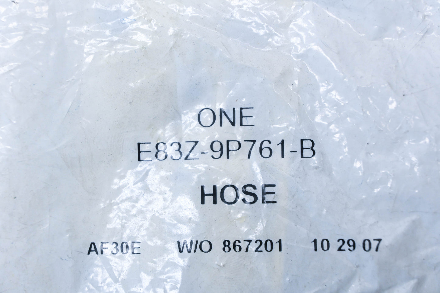 New OEM Ford E83Z-9P761-B 8" Vacuum Control Hose NOS