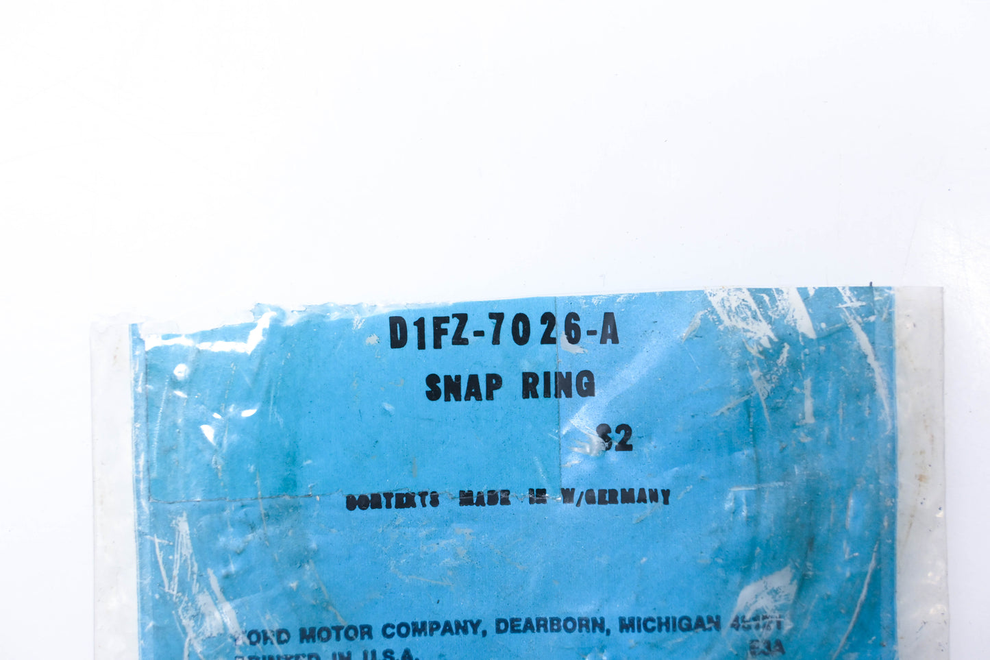 New OEM Ford D1FZ-7026-A Input Shaft Bearing Snap Ring NOS
