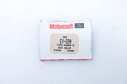 New OEM Motorcraft EV-220, F32Z-6A666-B PCV Valve Assembly NOS