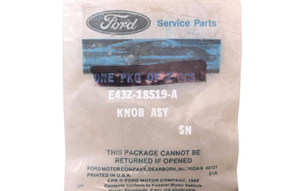 New OEM Ford E43Z-18519-A Heater Control Knob NOS