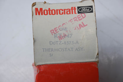 New OEM Motorcraft RT-147, DOTZ-8575-A Engine Coolant Thermostat Assembly NOS