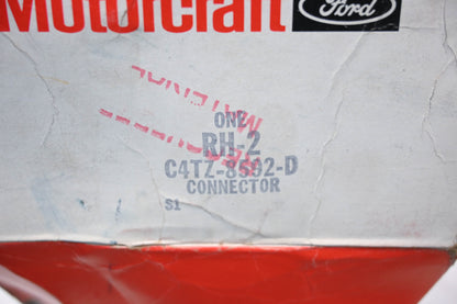 New OEM Motorcraft RH-2, C4TZ-8592-D Thermostat Housing Water Outlet Connector NOS