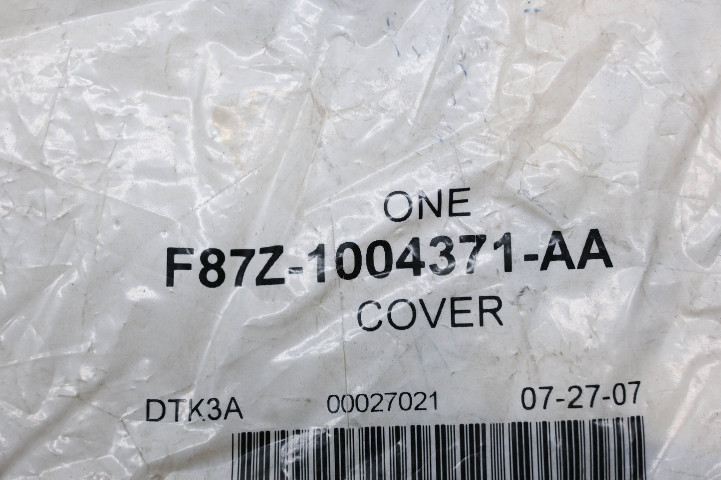 Ford F87Z-1004371-AA Instrument Panel Dash/ Stereo Radio Cover NOS