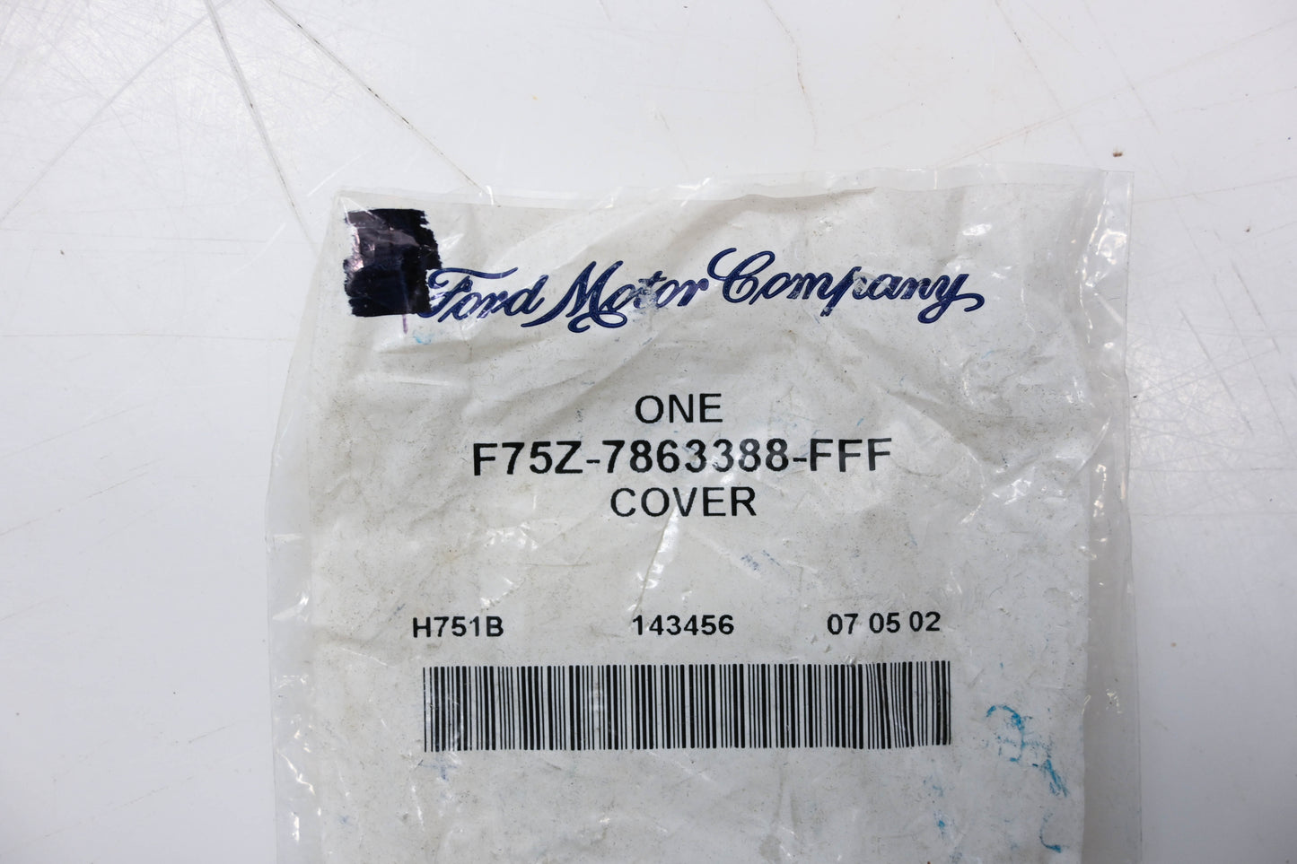 Ford F75Z-7863388-FFF Inner Seat Track Cover NOS