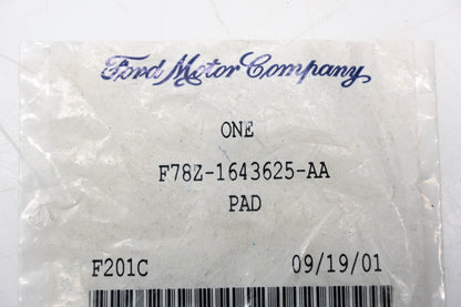 Ford F78Z-1643625-AA Lock Cylinder Pad NOS