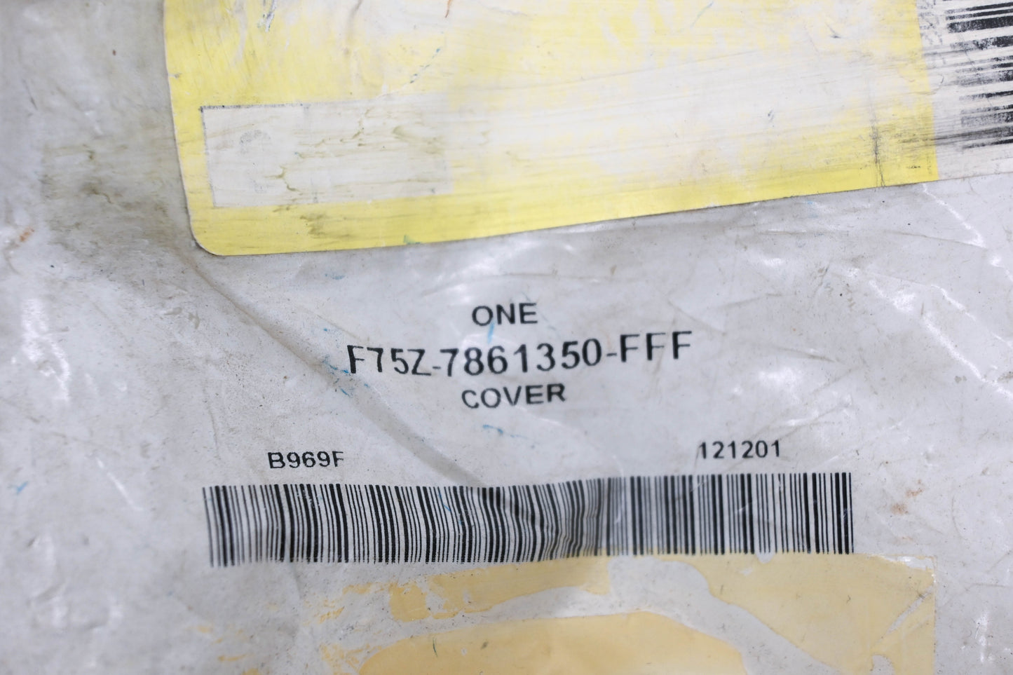 Ford F75Z-7861350-FFF Rear Seat Back Lower Hatch Cover NOS