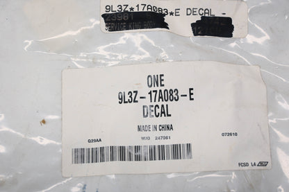 Ford 9L3Z-17A083-E Jack Operation Decal NOS