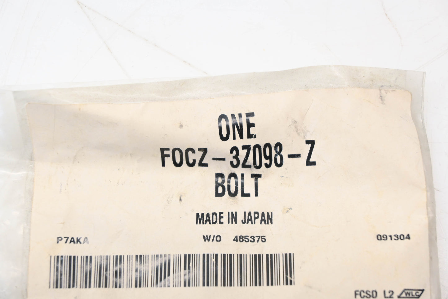 Ford FOCZ-3Z098-Z Bolt NOS