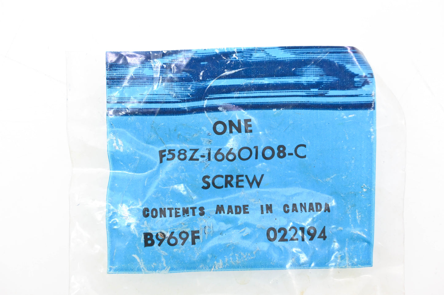 Ford F58Z-1660108-C Screw NOS