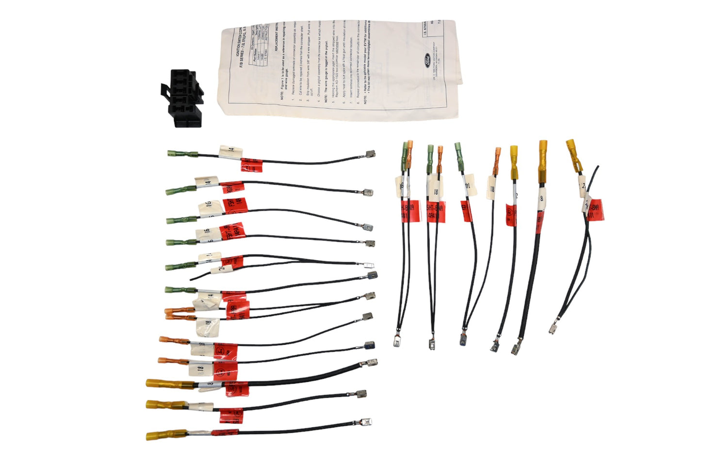 Ford F6HZ-14A464-FUA Ignition Switch Wiring Harness Sleeve Kit NOS