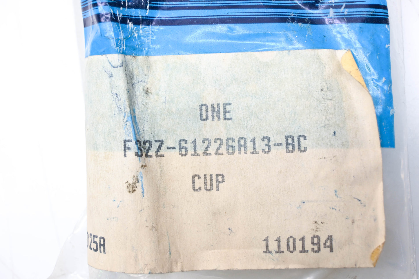 New OEM Ford F32Z-61226A13-BC Cup NOS