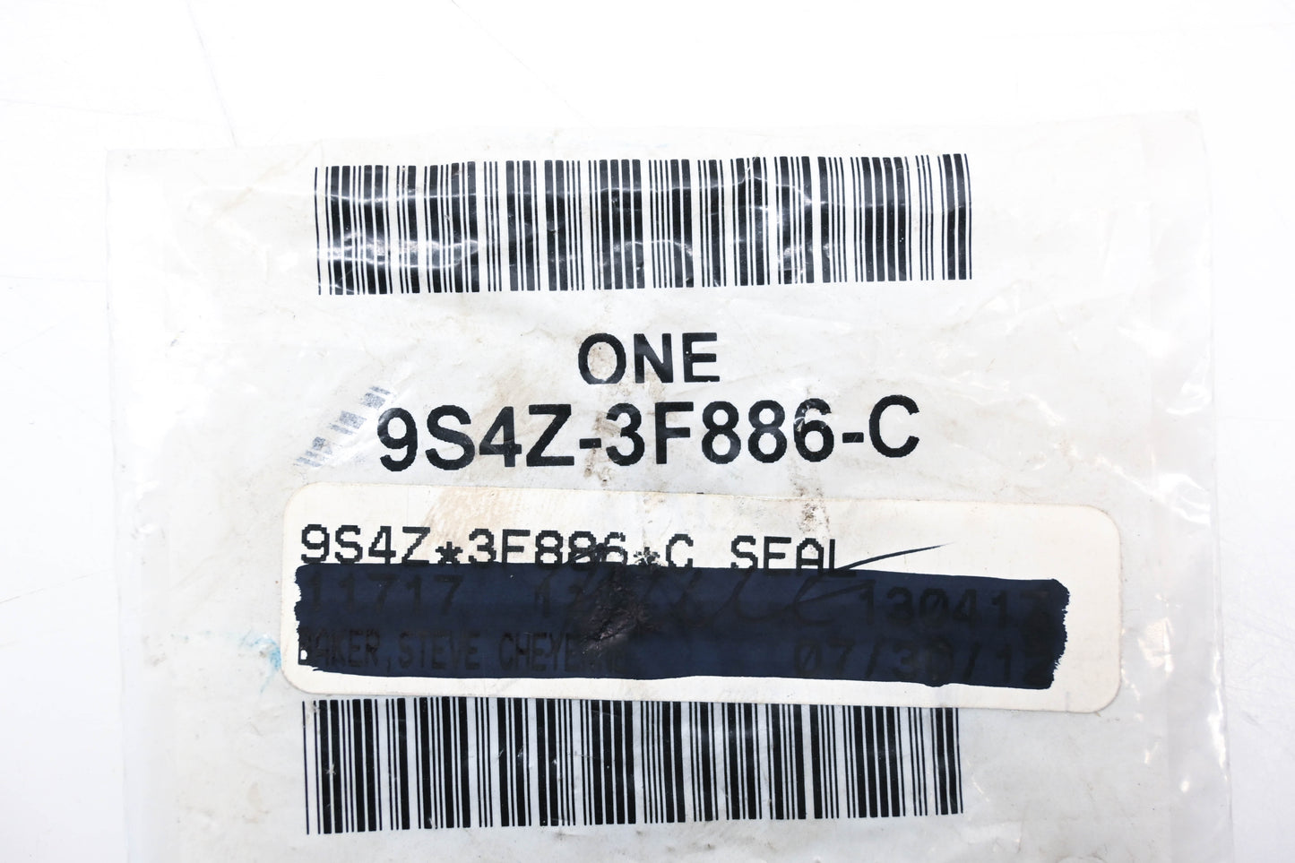 New OEM Ford 9S4Z-3F886-C Seal NOS