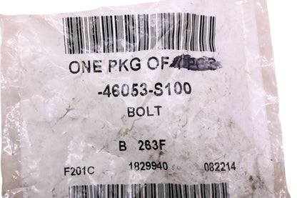 New OEM Ford 46053-S100 7/16" Head Lock Hex Bolts Qty 2 NOS