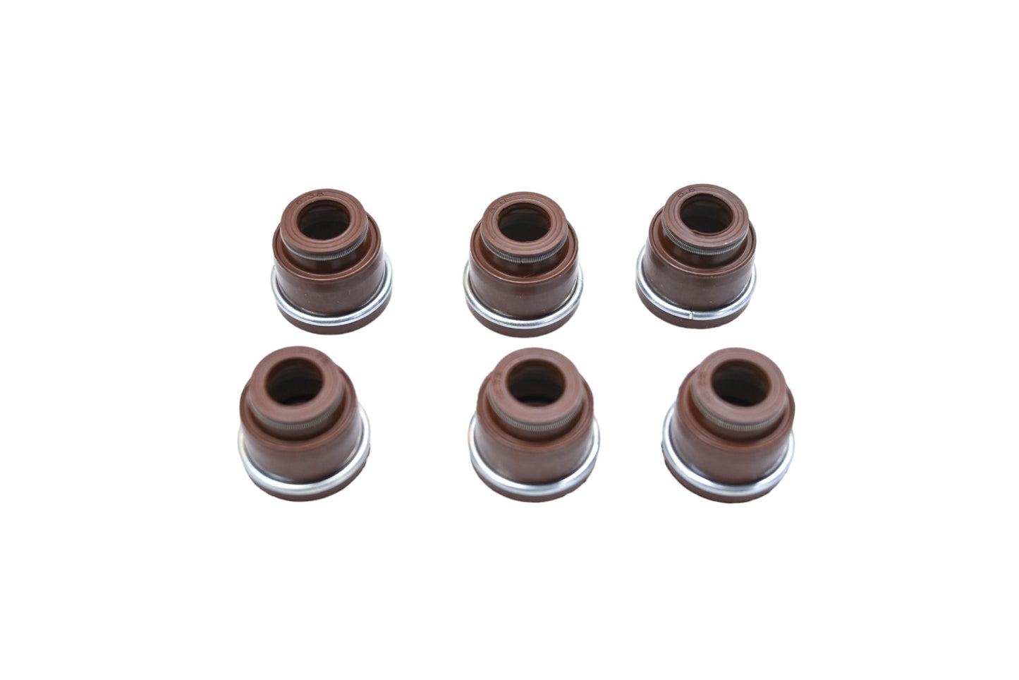 New OEM Ford F3XY-6571-B Intake Valve Stem Oil Seals Qty 6 NOS