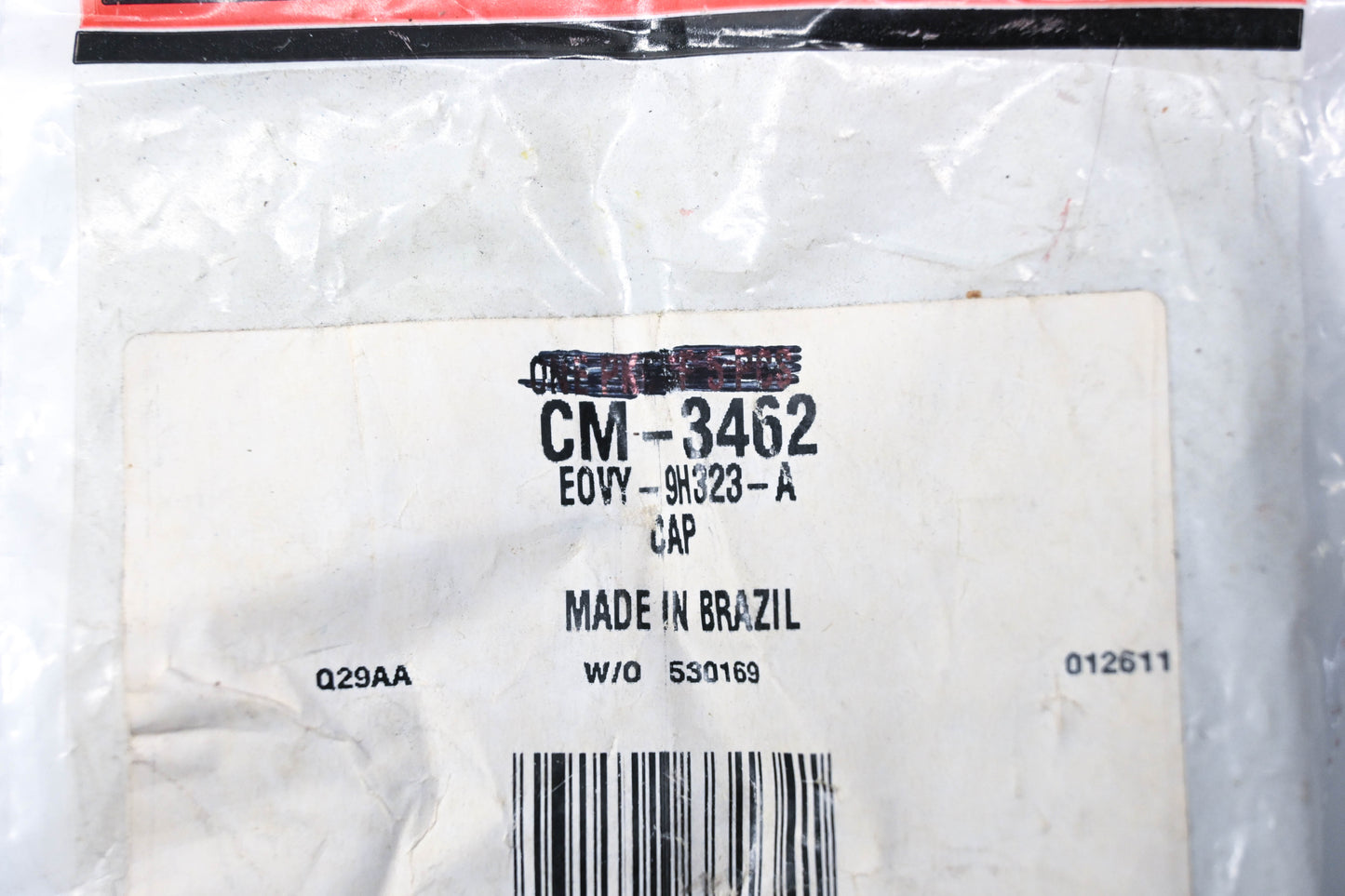 New OEM Ford CM-3462, EOVY-9H323-A Fuel Pressure Relief Valve Caps Qty 4 NOS