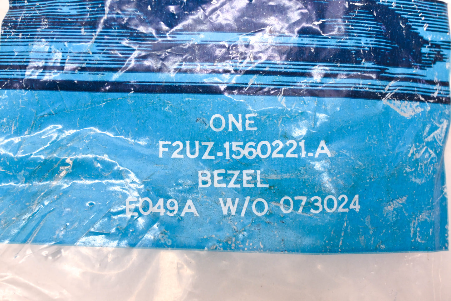 New OEM Ford F2UZ-1560221-A Seat Belt Strap Opening Cover NOS