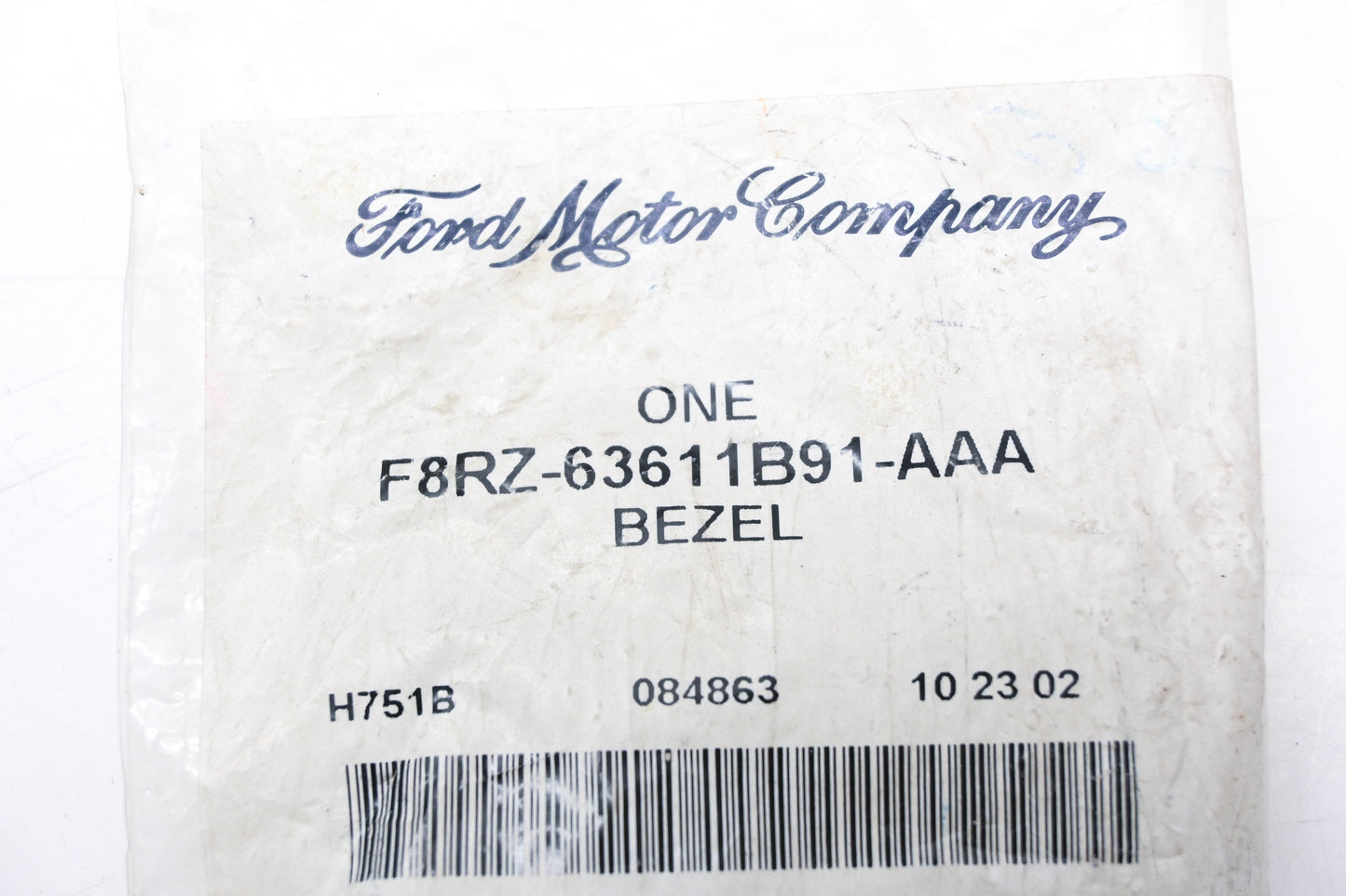 New OEM Ford F8RZ-63611B91-AAA Bezel NOS