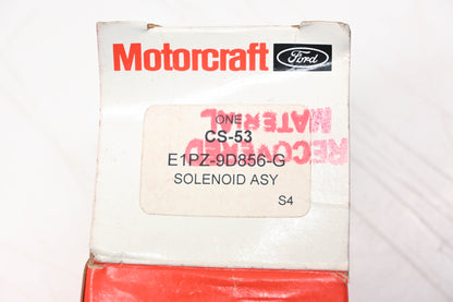 New OEM Motorcraft CS-53, E1PZ-9D856-G Carburetor Idle Stop Solenoid Assembly NOS