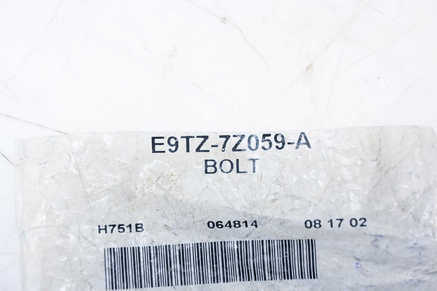 New OEM Ford E9TZ-7Z059-A Bolt NOS