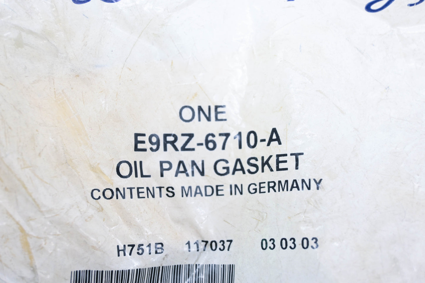New OEM Ford E9RZ-6710-A Engine Oil Pan Gasket NOS