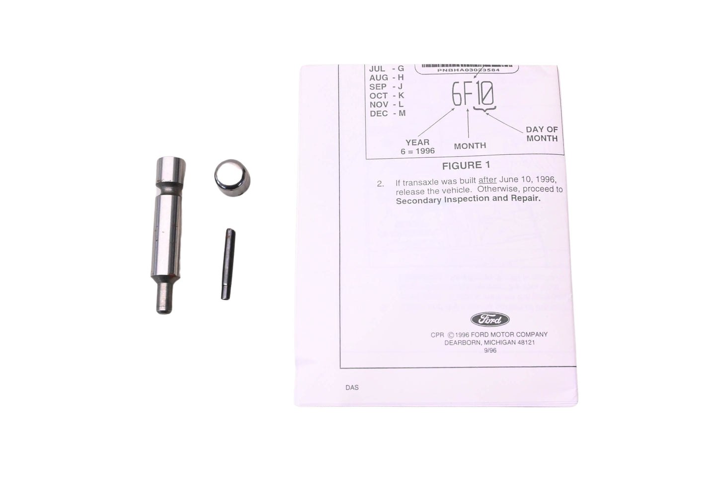 New OEM Ford F4DZ-7D071-BA Parking Pawl Retaining Pin Kit NOS