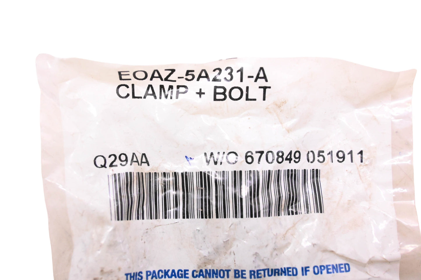 New OEM Ford EOAZ-5A231-A Clamp & U-Bolt Assembly NOS